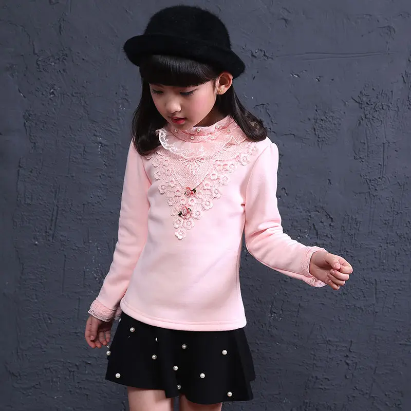 Camisetas de algodón - Manga larga floral para niños - imagen 2