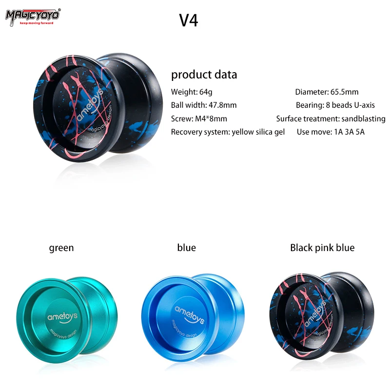 Yoyó MAGICYOYO T5 azul zafiro en reposo