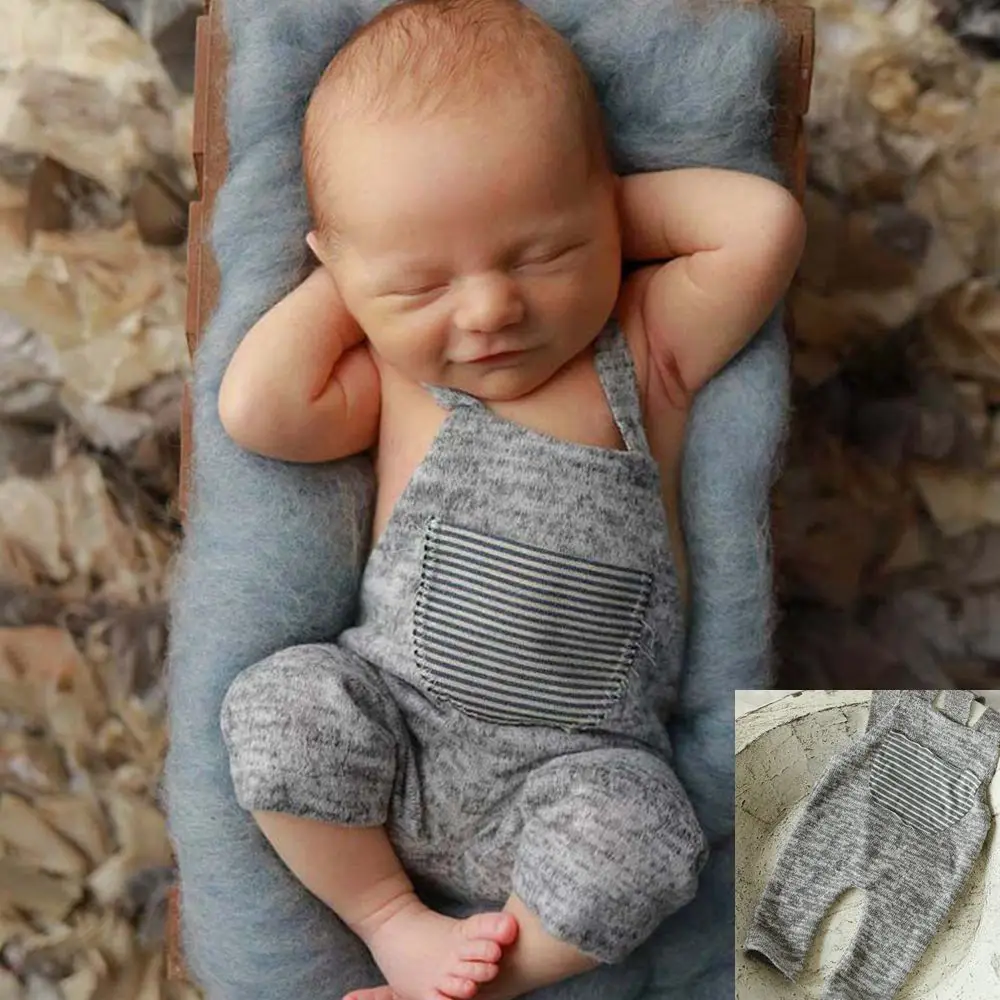 Pelele de recién nacido para estudio fotográfico con gorro - imagen 5