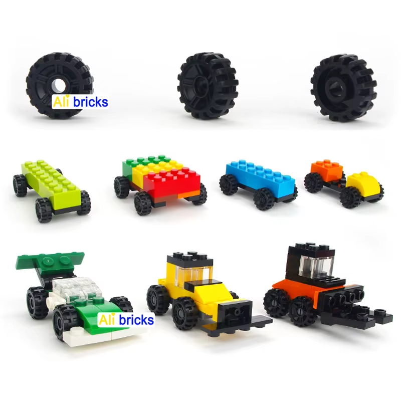 Bloques de construcción con figuras y ruedas – Juego educativo para niños - imagen 2