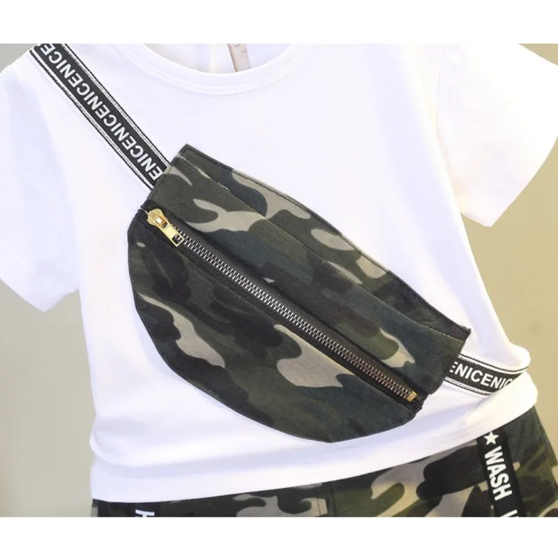 Conjunto verano niño camiseta con bolsillo y pantalones cortos - imagen 5