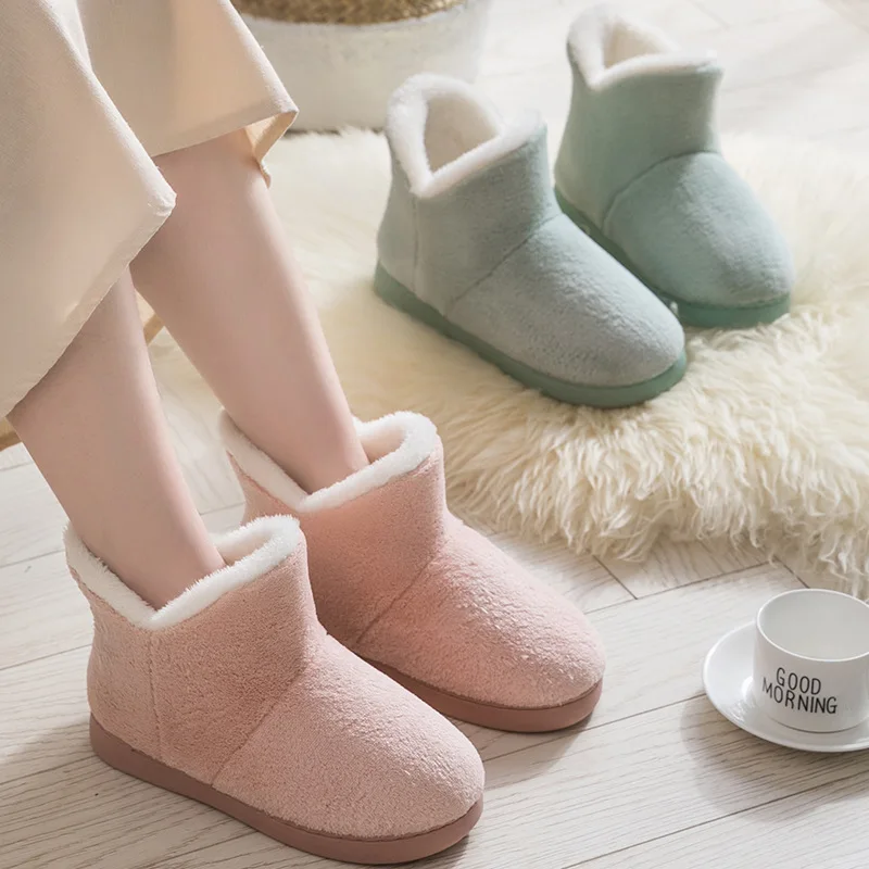 Botas felpa sin cordones invierno – Cálidas y antideslizantes - imagen 5