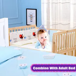 Cuna convertible para gemelos, extensible a cama de adultos, en pino