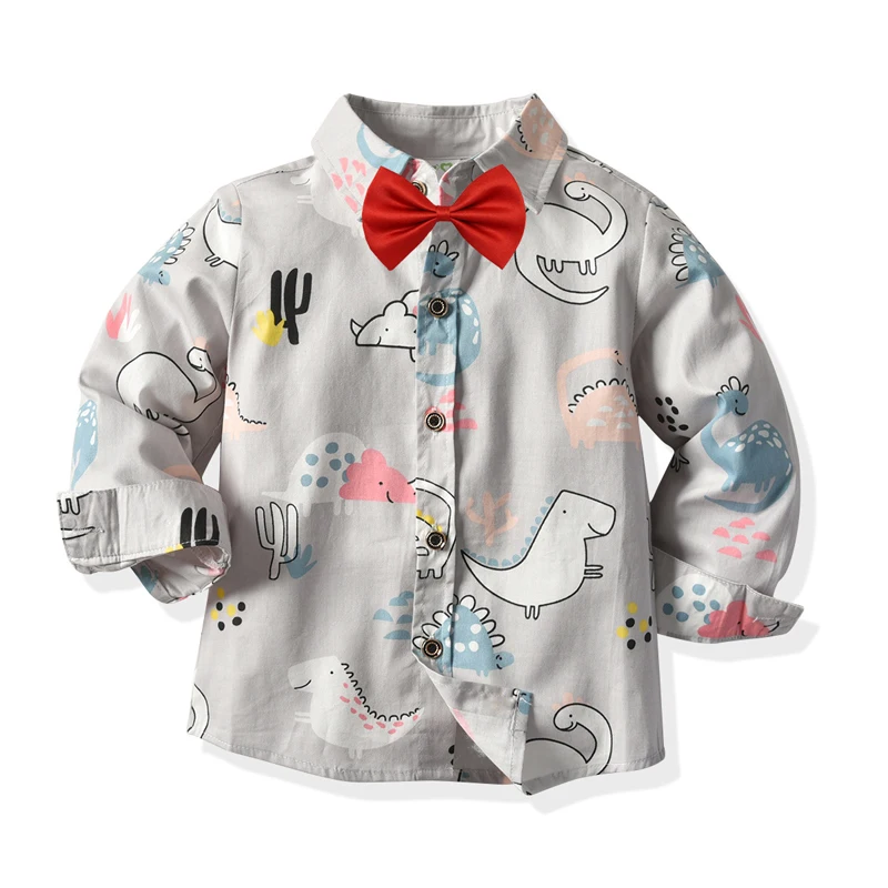 Camisa a cuadros manga larga para niño – Otoño clásico - imagen 5