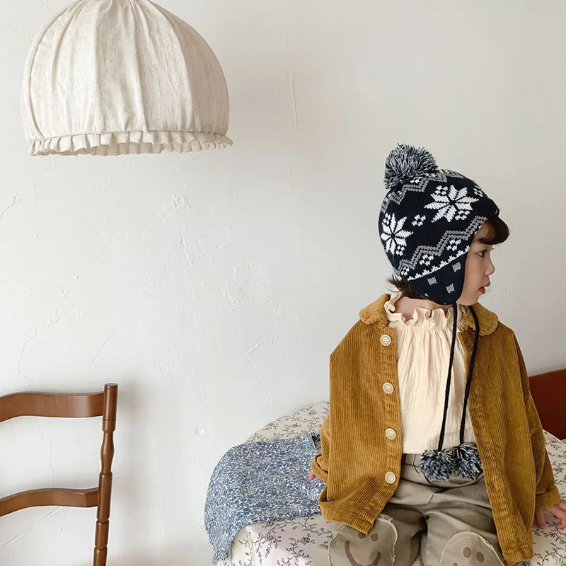 Abrigo de pana acolchado para niña - Estilo clásico invernal y cálido