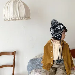Abrigo de pana acolchado para niña - Estilo clásico invernal y cálido