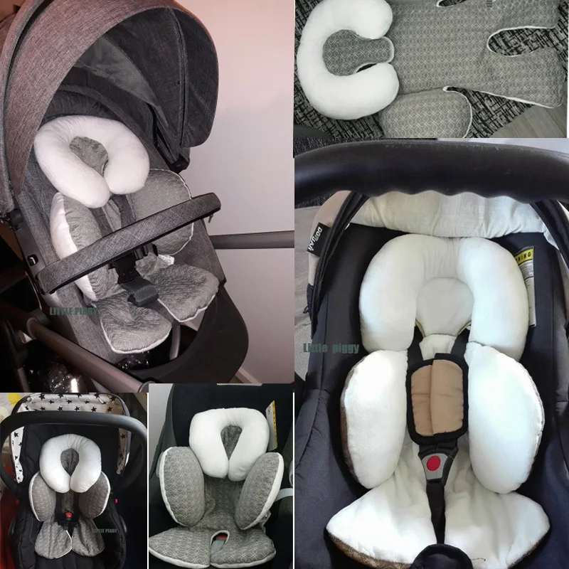 Cojín cervical para cochecito y silla de coche – Protección suave