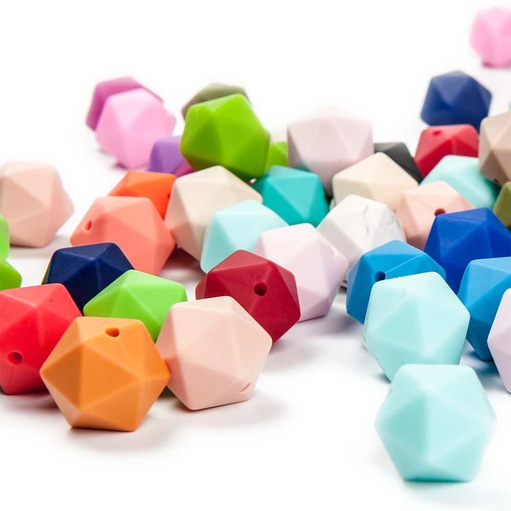 Cute-Idea Cuentas de silicona para collar dentición - imagen 5