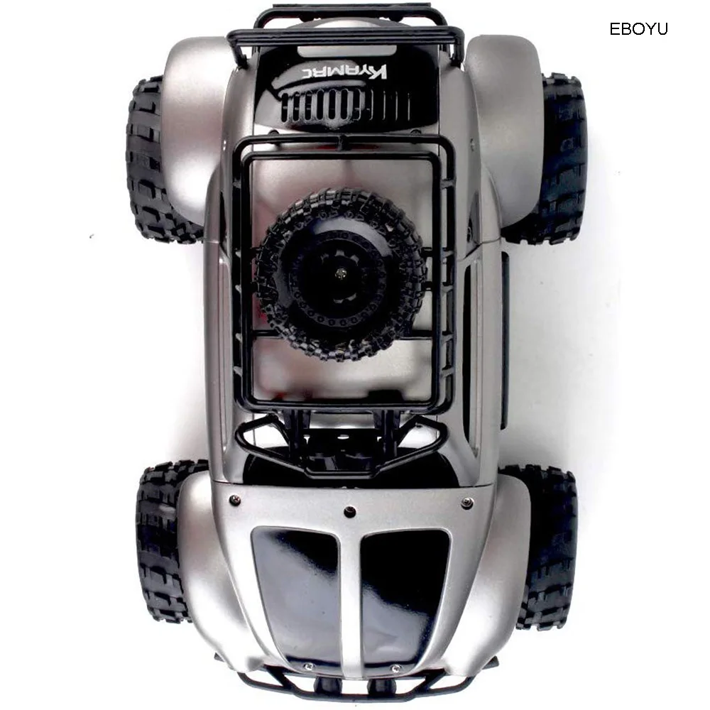 Vista superior del coche RC mostrando proporciones