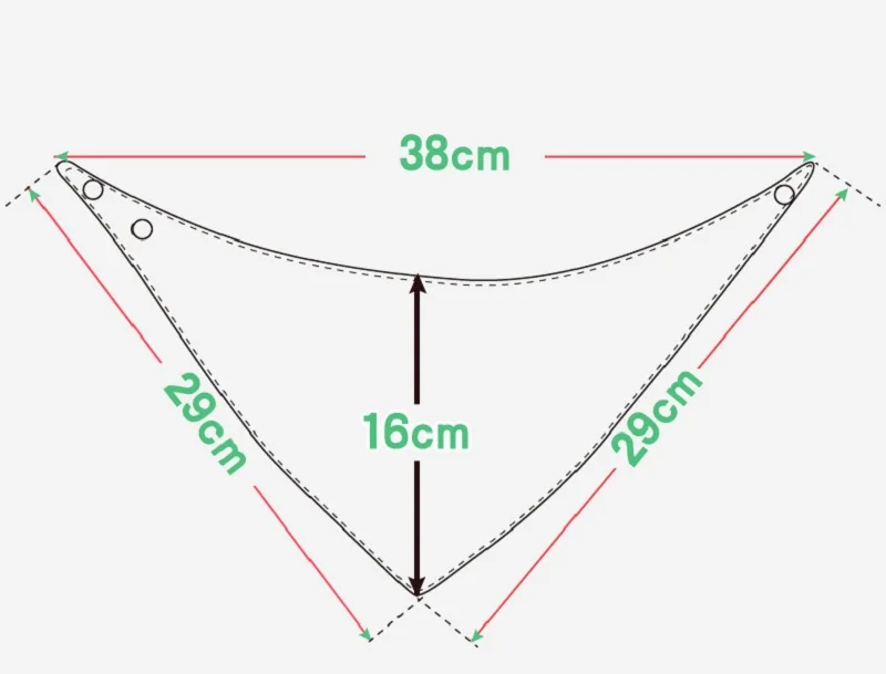 Baberos triangulares infantiles para saliva