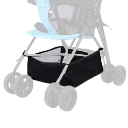 Organizador cochecito con portavasos – Bolsa negra colgante infantil