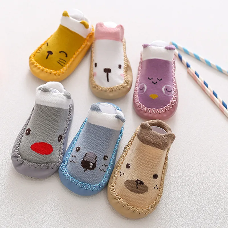 Calcetines antideslizantes para bebe con suela de goma ajuste comodo - imagen 3