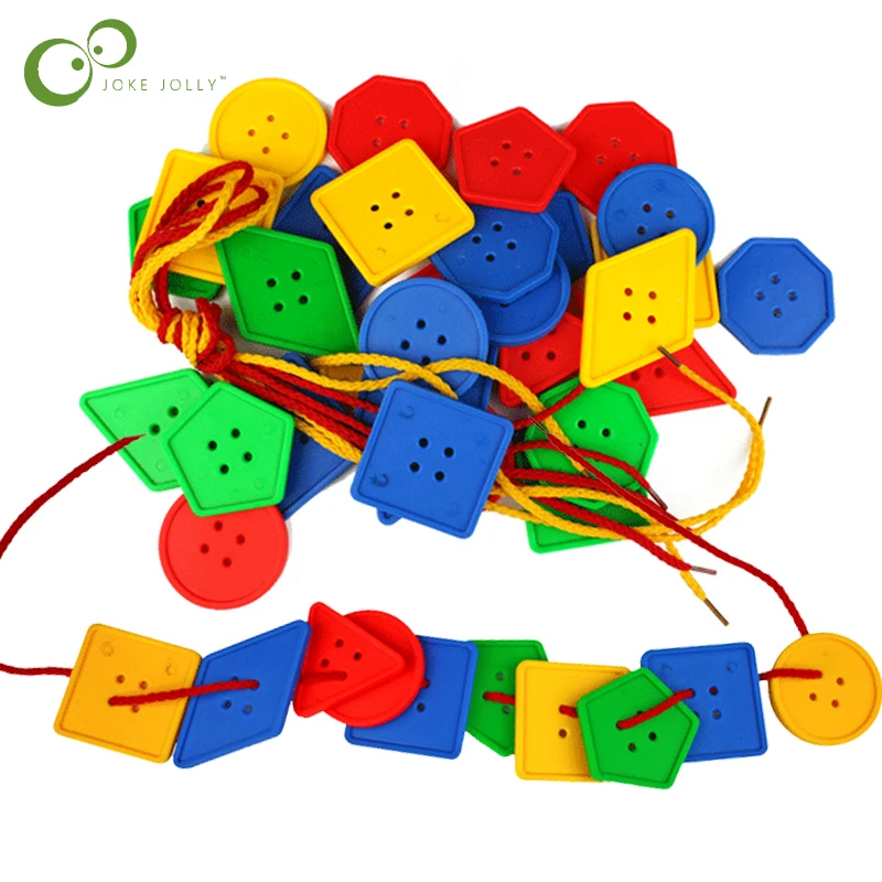 Juguetes Montessori GYH – Bloques geométricos para aprendizaje temprano