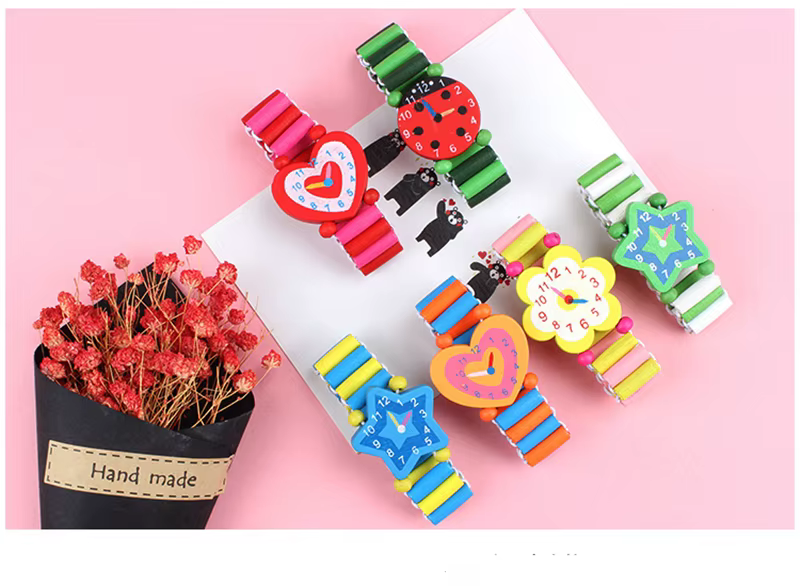Pulsera de reloj madera para regalo