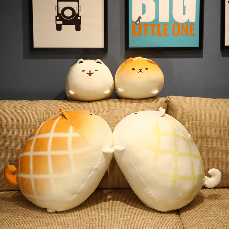 Peluche Shiba Inu cojín pan suave para niños - imagen 2