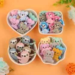 Kovict Perlas de silicona animales para manualidades infantiles DIY