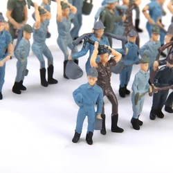 Figuras personal ferroviario para tren de juguete, estilo realista
