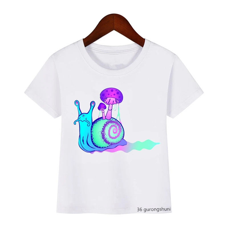 Camiseta infantil con divertido estampado de caracol - imagen 3