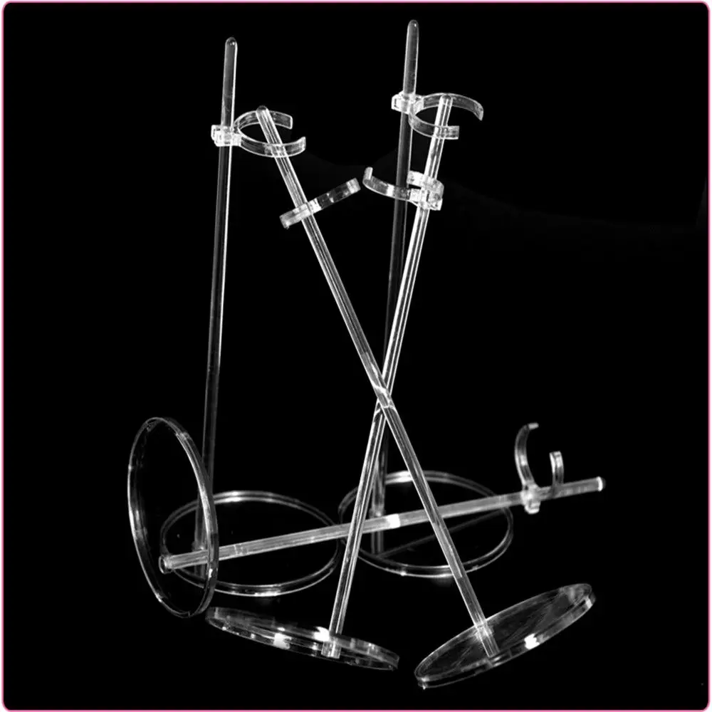 Soporte para figura de muñeca de plástico con base fija - imagen 3