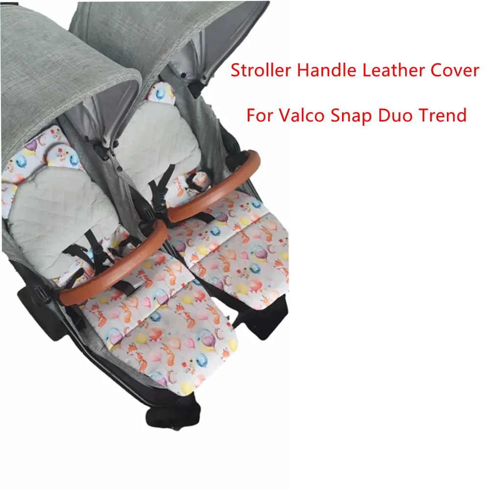 Valco Snap Duo Trend – Funda reposabrazos cochecito bebé en cuero PU