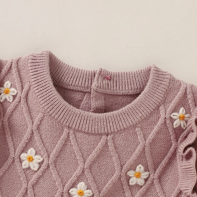 Floret Vestido suéter manga larga para bebé recién nacido - imagen 5