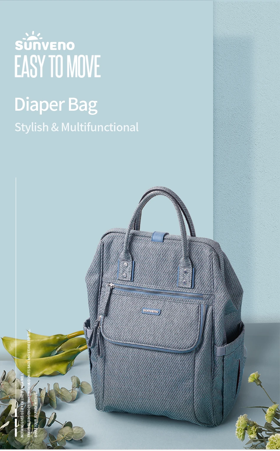 Mochila Sunveno con múltiples bolsillos