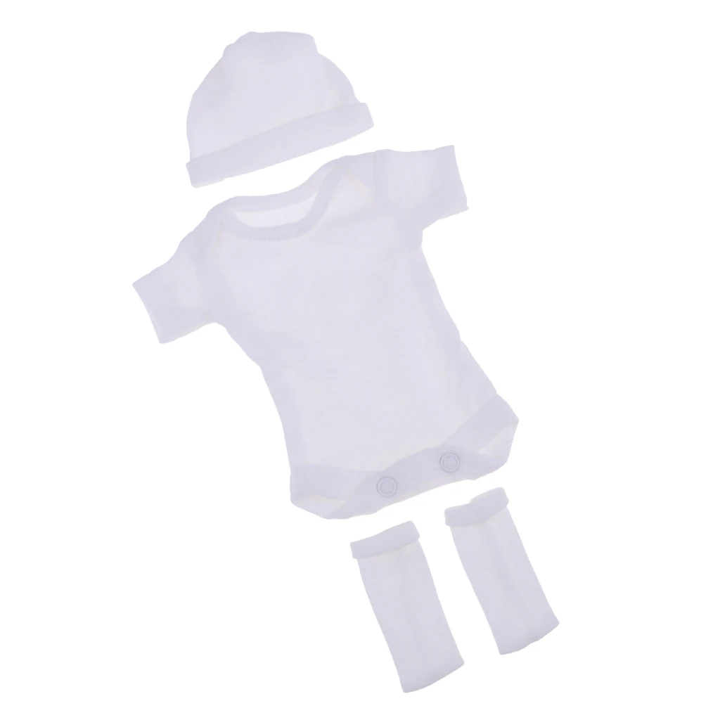 Pelele de manga corta para muñeca Bebé – Vestido DIY con accesorios - imagen 2