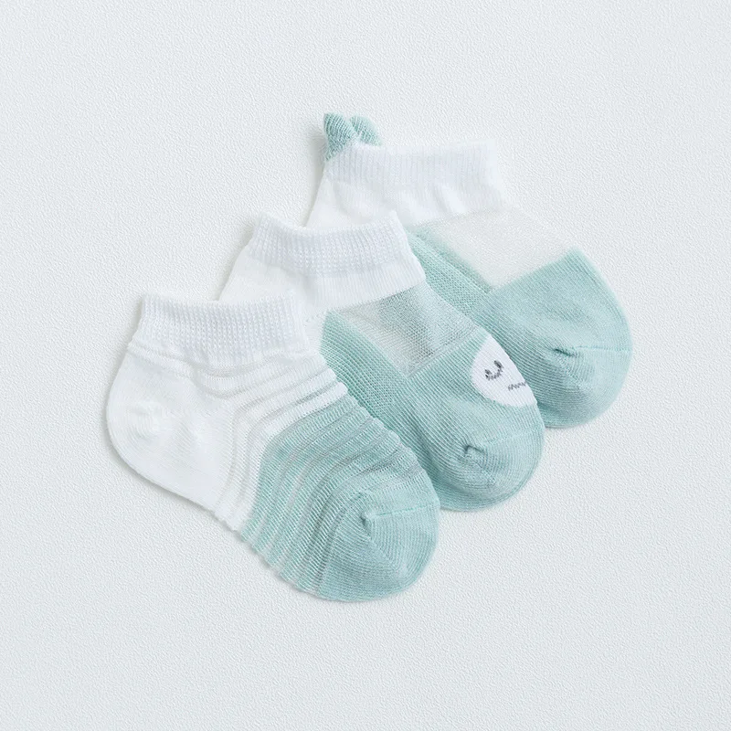 Calcetines tobilleros transpirables de algodón suave para bebé - imagen 5