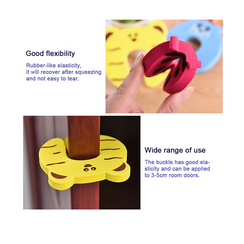 Protector de dedos bebé para puertas – Diseño animal seguro en muebles - imagen 4