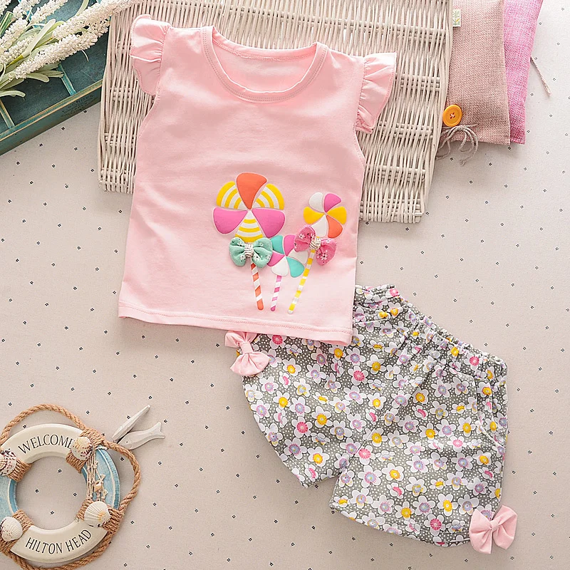 Conjunto de verano bebé niño Neonate: chaleco de algodón y shorts - imagen 2