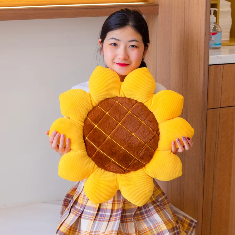 Peluche cojín girasol para sofá y sillita infantil - imagen 2
