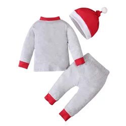 Babzapleume conjunto de Navidad para bebé recién nacido de dibujos
