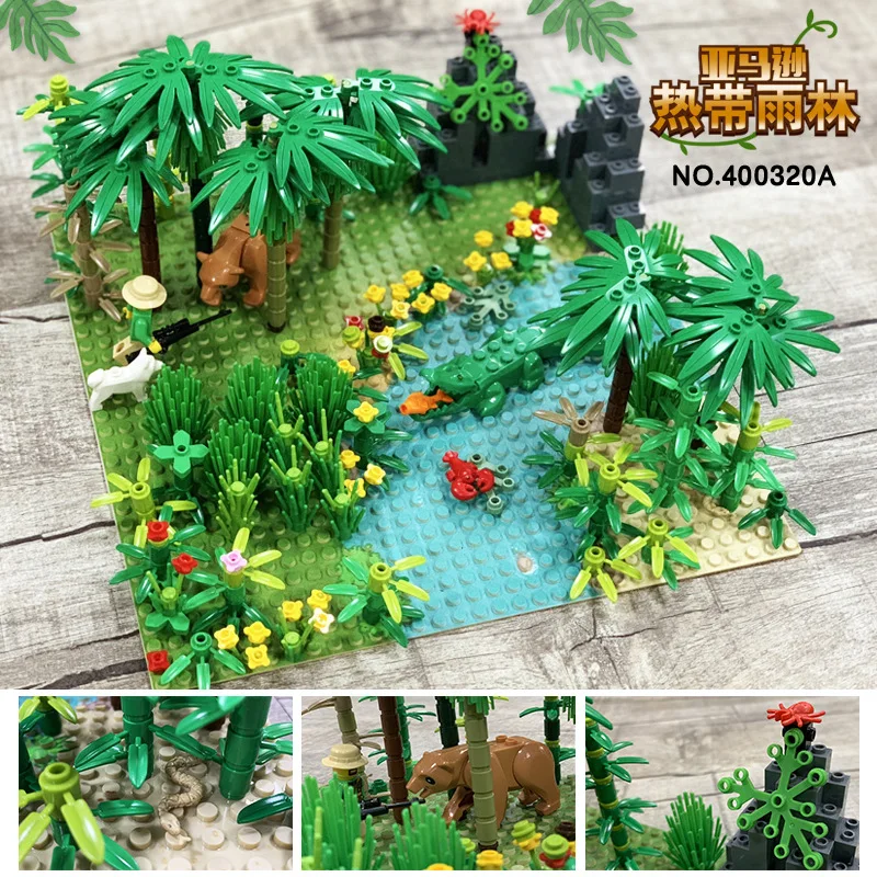 Detalle de paisaje en miniatura