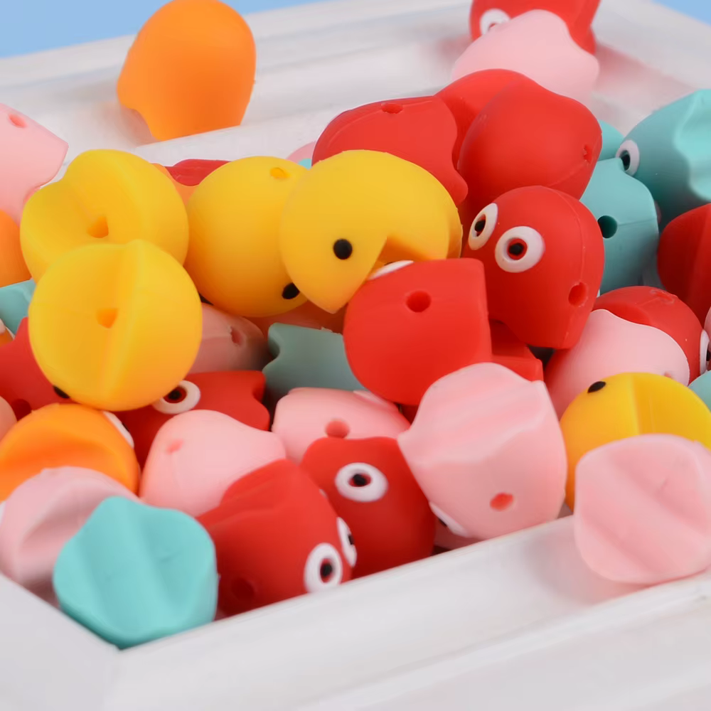 Mordedores de silicona con formas de animales para bebés sin BPA - imagen 5