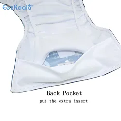 Pañales de bolsillo de tela EezKoala secado rápido lavables para bebé