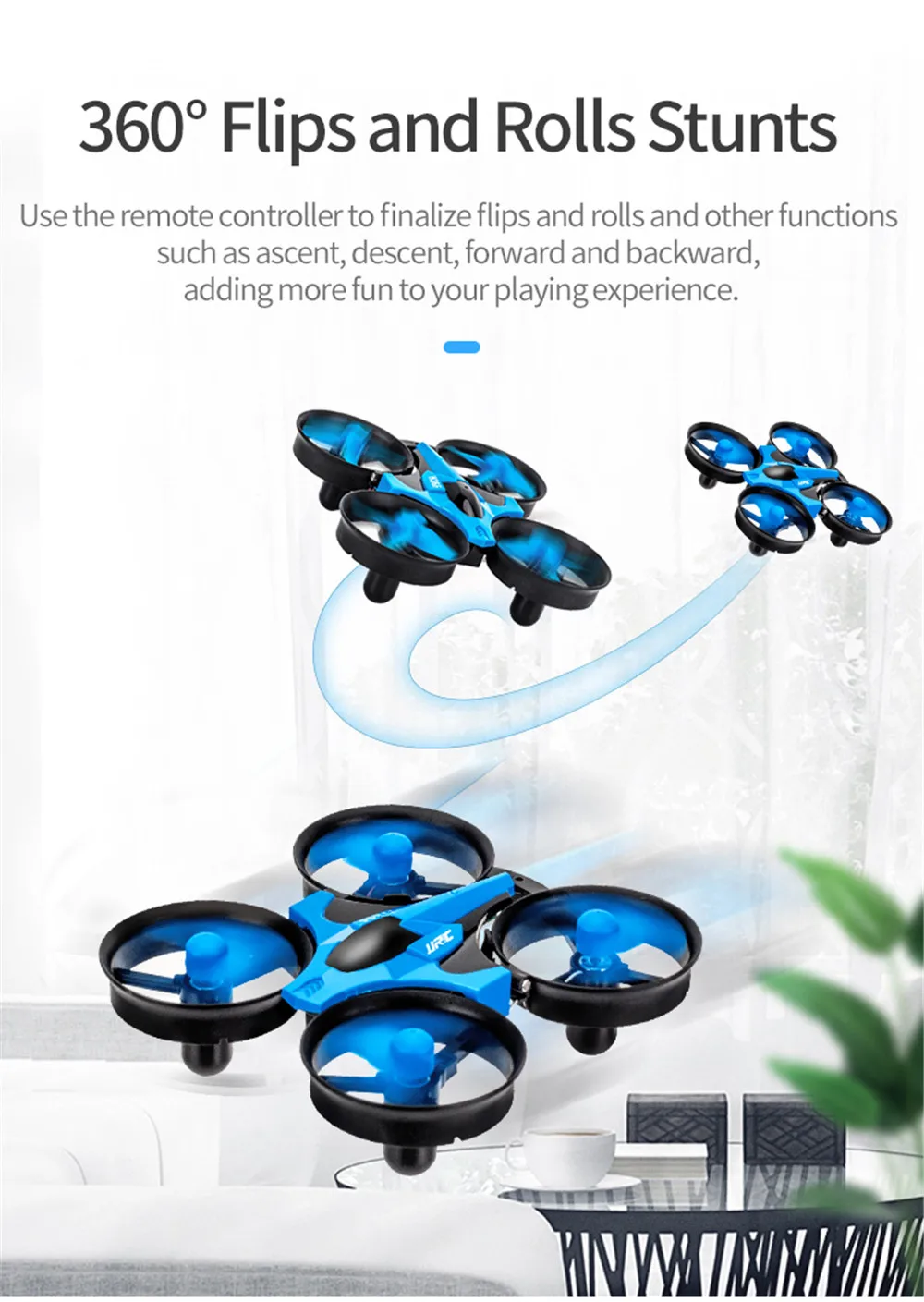JJRC H36F drone desmontable con retorno a un botón aire-tierra - imagen 2