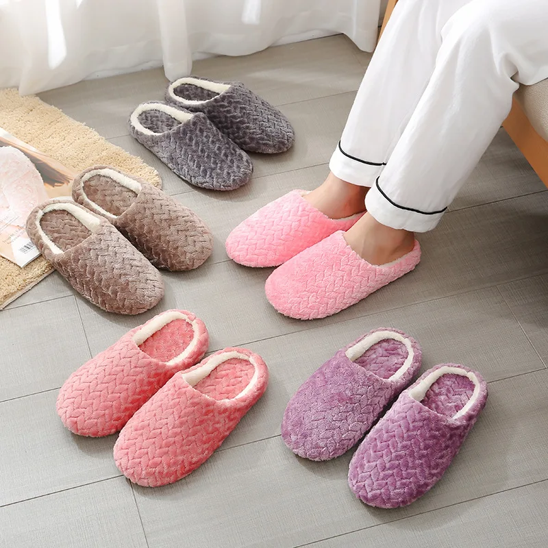 Pantuflas felpa antideslizantes casa mujer – Cálidas para invierno - imagen 3