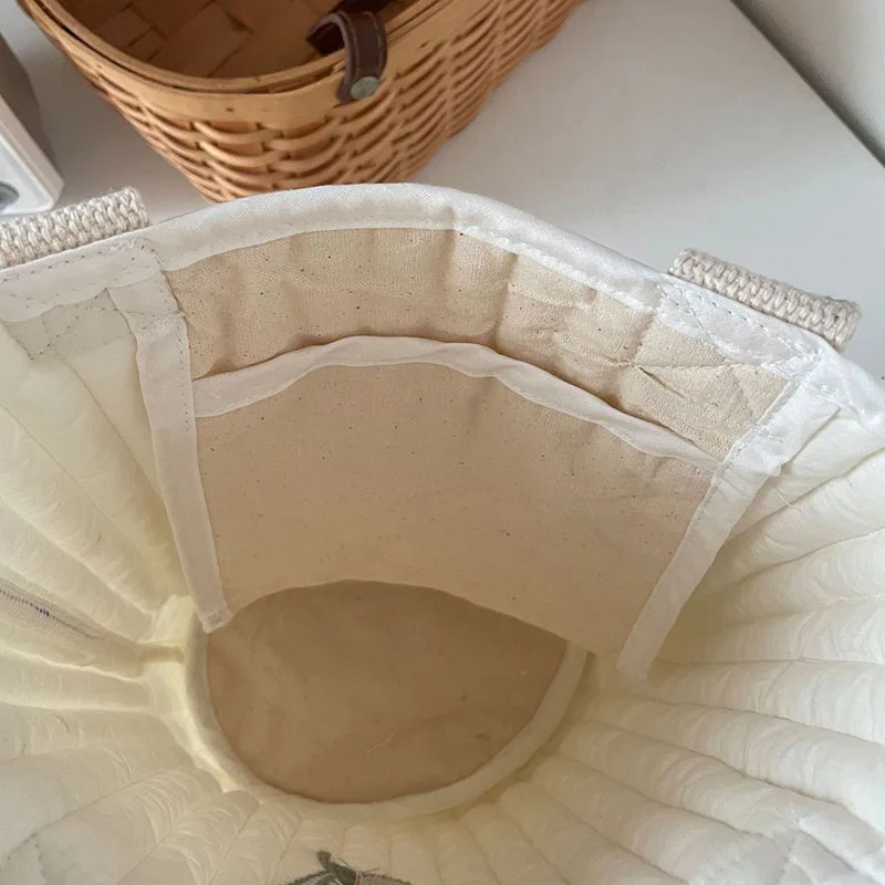 Botique Bolsa Portapañales Algodón Bordado Oso - imagen 5