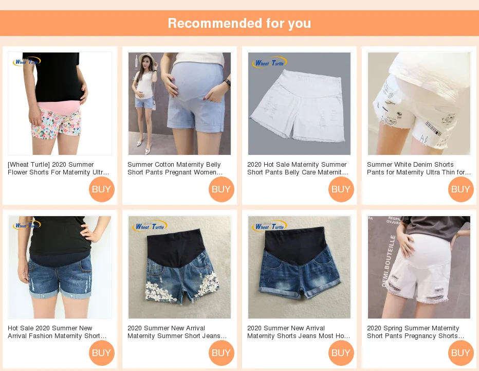 Pantalones cortos de maternidad con ajuste elástico