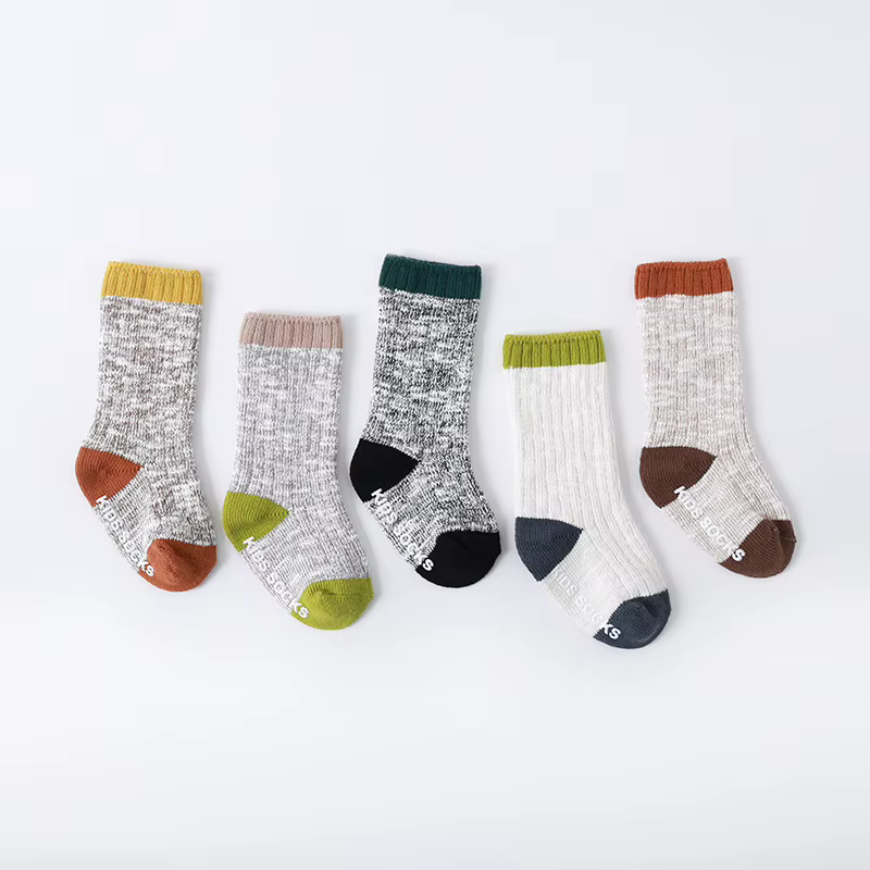 Calcetines bebé invierno algodón suela antideslizante niña niño - imagen 5