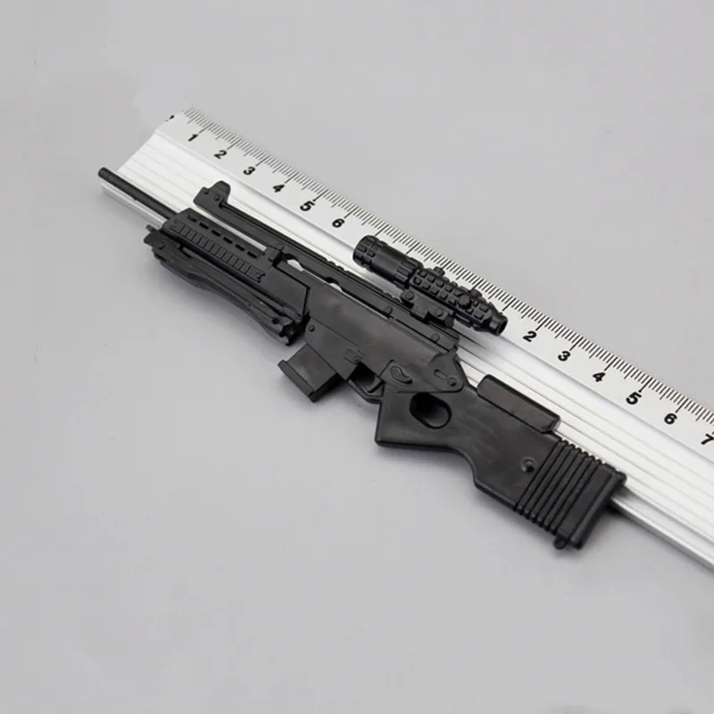 Montaje del rifle como complemento para figuras