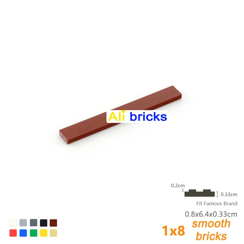 Kit de ladrillos de construcción para niños – Bloques lisos - imagen 2