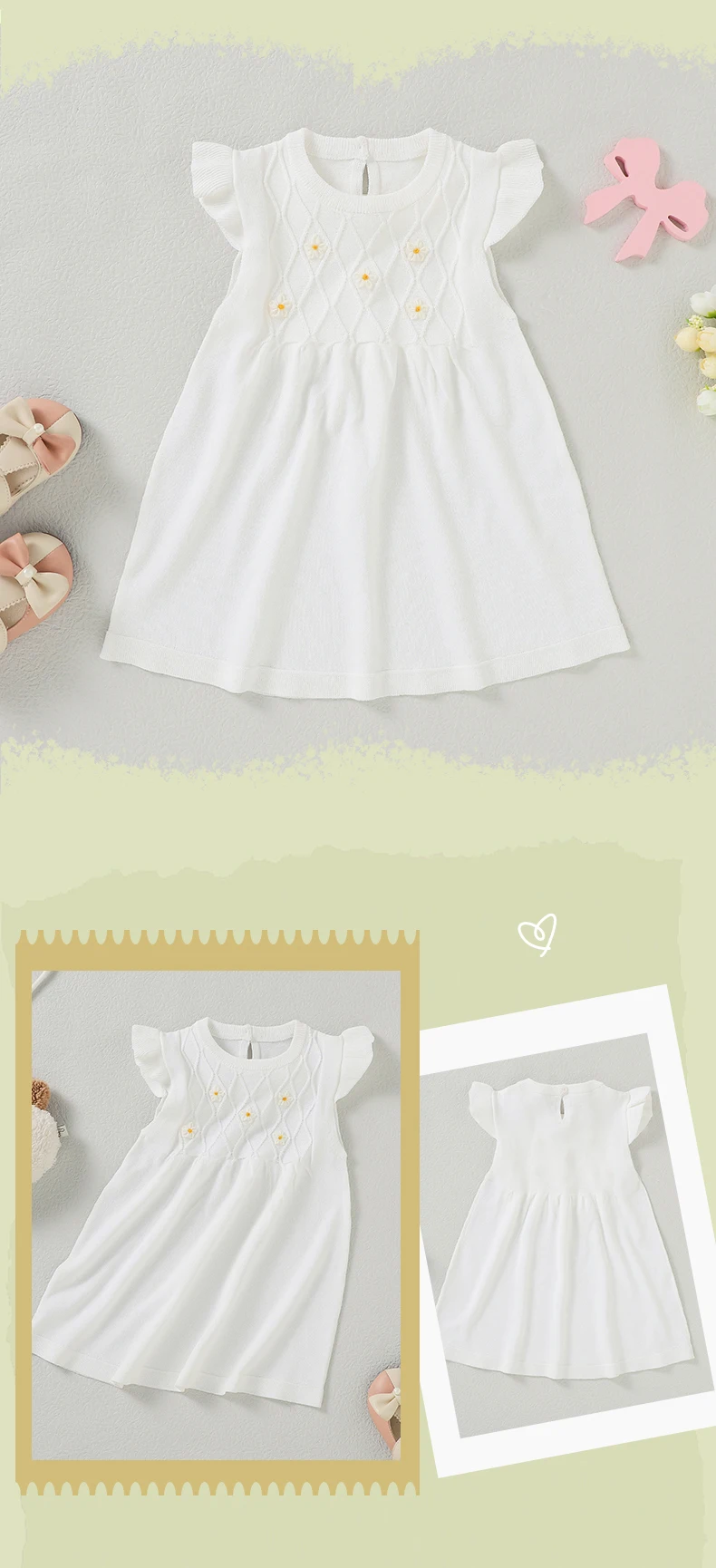 Detalle del vestido veraniego