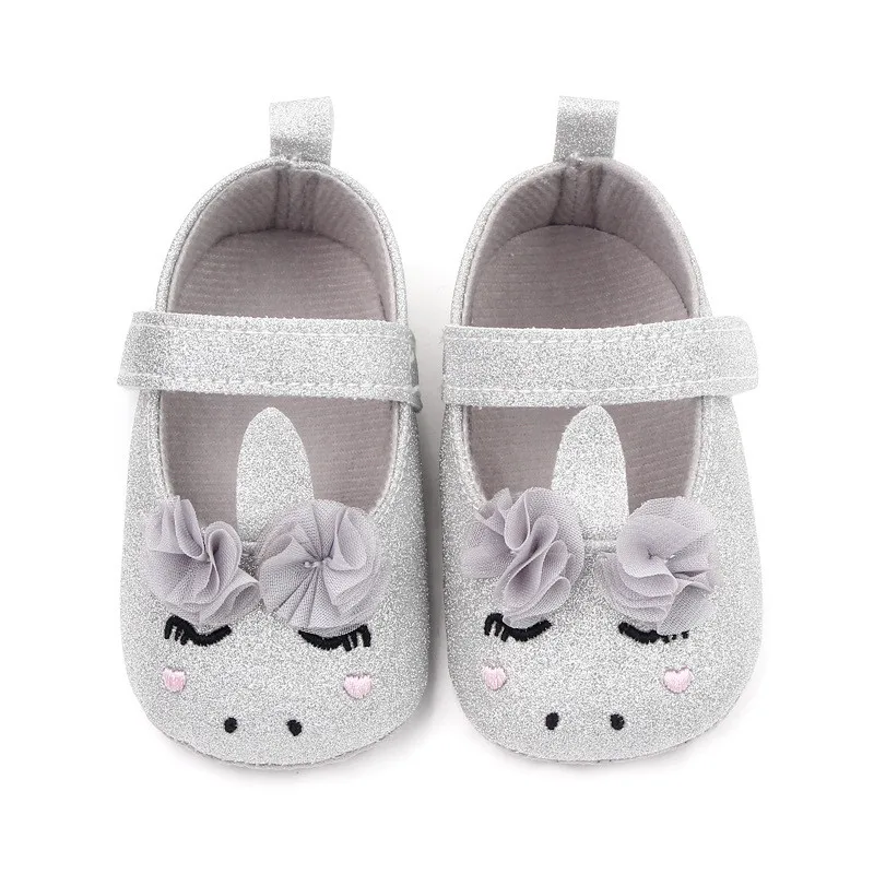 Zapatillas de bebé con dibujos y suela blanda para primeros pasos - imagen 2