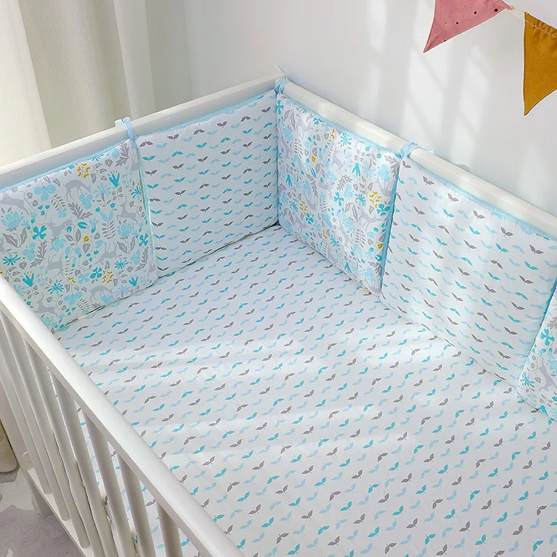 Protector de cuna lavable para bebé - parachoques de seguridad - imagen 4