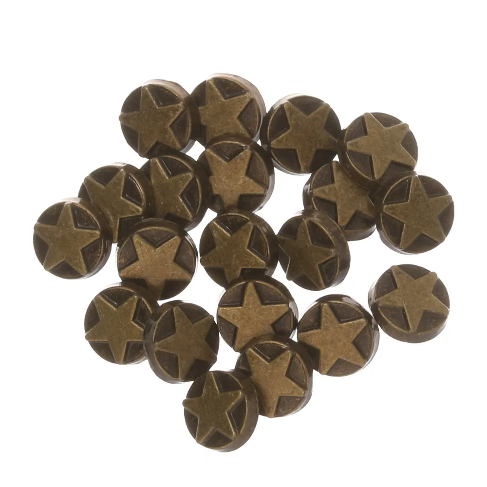 Botones metálicos 5mm con estrella para decorar ropa de bebé y muñecas - imagen 5