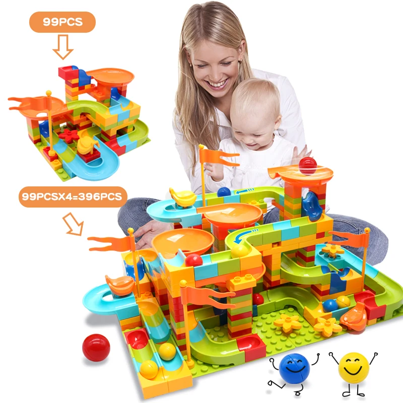 Bloques de construcción grandes para niños - Laberinto de bolas