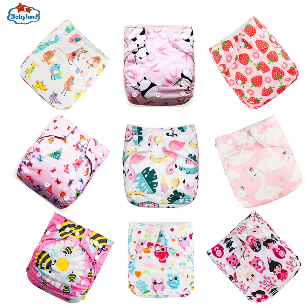 Babyland Pañales ecológicos lavables para bebé – Bragas día y noche - imagen 4