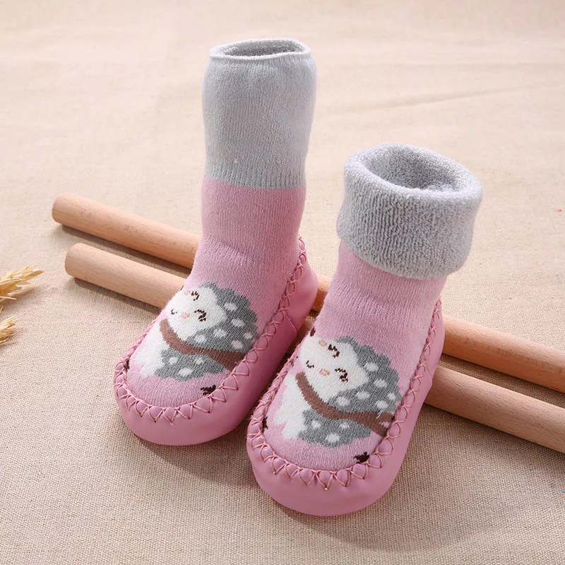 Botitas de goma polar antideslizantes para bebé en invierno - imagen 2