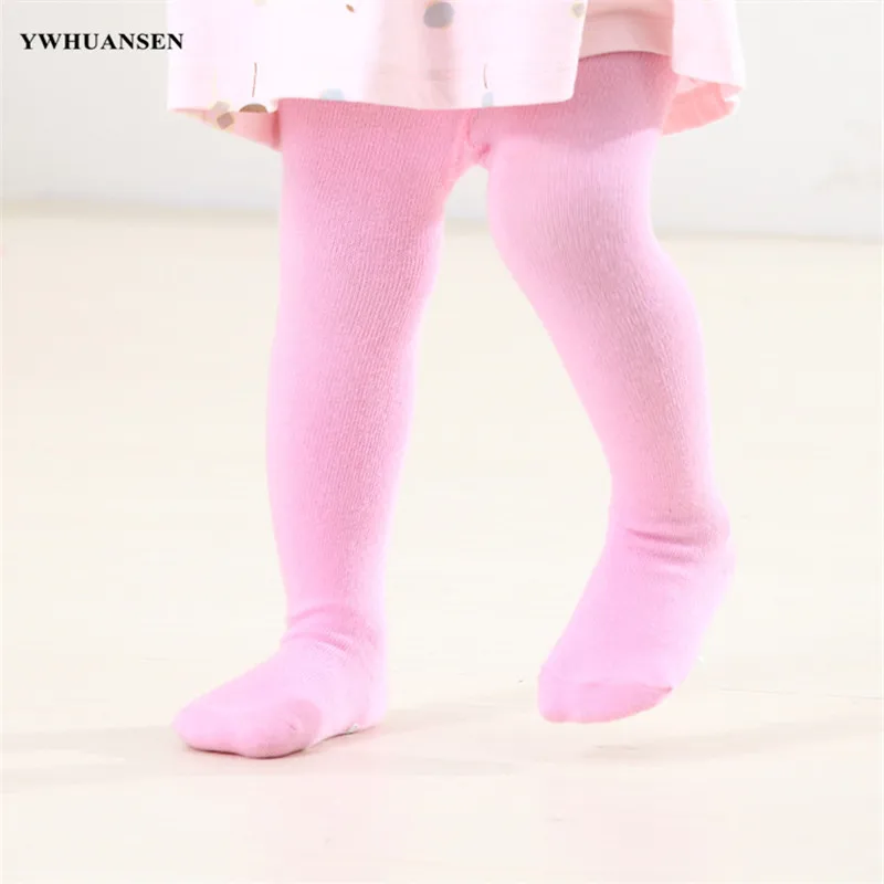 YWHUANSEN Pantimedias para bebé – Lisas primavera y otoño